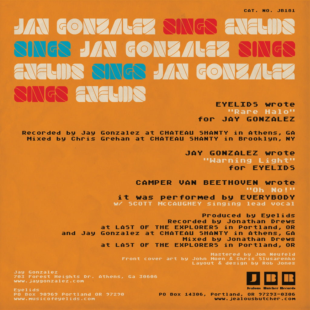 Jay Gonzalez Sings Eyelids Sings Jay Gonzalez Sings Eyelids